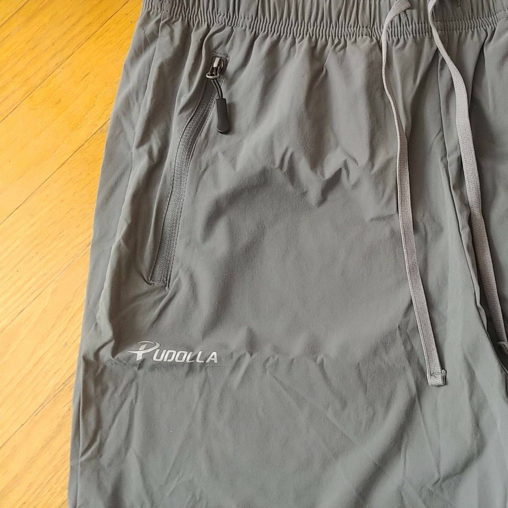 NEW! Pudolla Mens Workout Pants Size Large - Picture 4 of 9